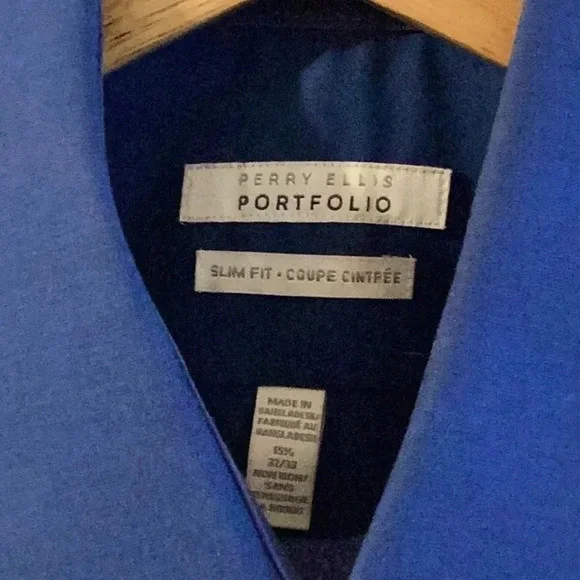 Perry Ellis Portfolio Dress Shirt in Size 15.5 - Picture 2 of 3